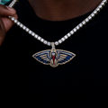 GLD Men New Orleans Pelicans Official NBA 2022 Logo Pendant