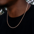 GLD PROMO Popcorn Chain in Rose Gold- 2mm