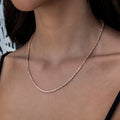 GLD PROMO - WOMEN Popcorn Necklace in Rose Gold- 2mm