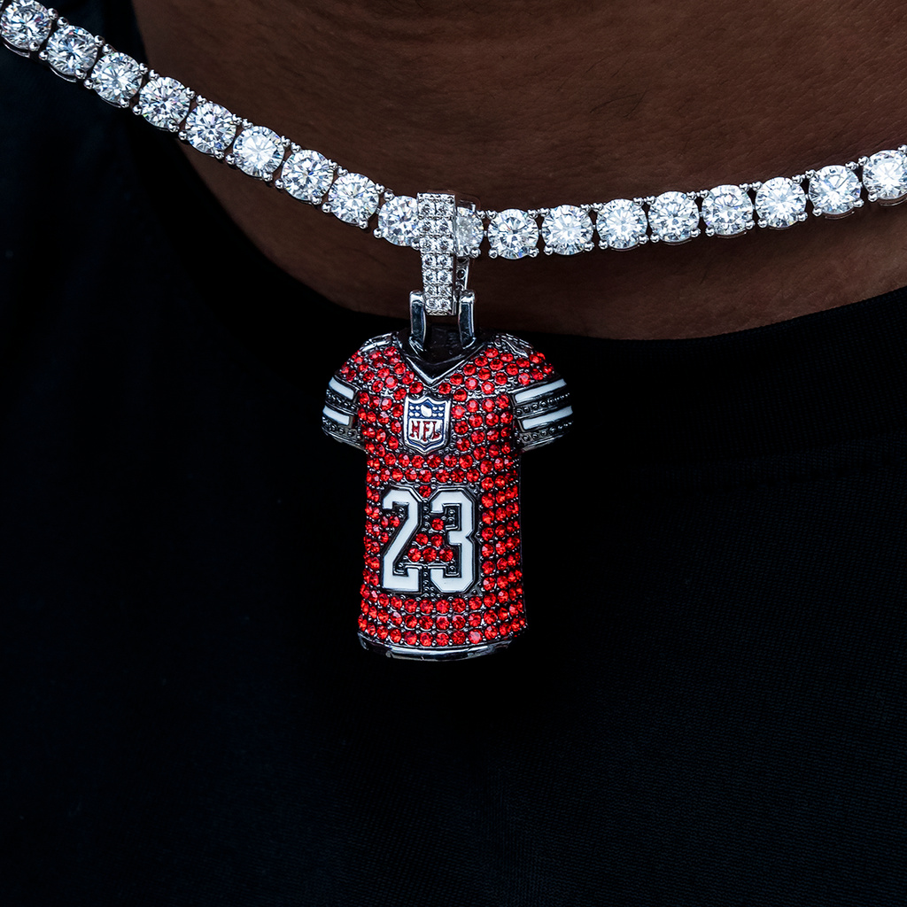 GLD Men San Francisco 49ers Christian McCaffrey Jersey Pendant