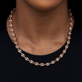 GLD PROMO - WOMEN Valentina Necklace in Rose Gold- 7mm
