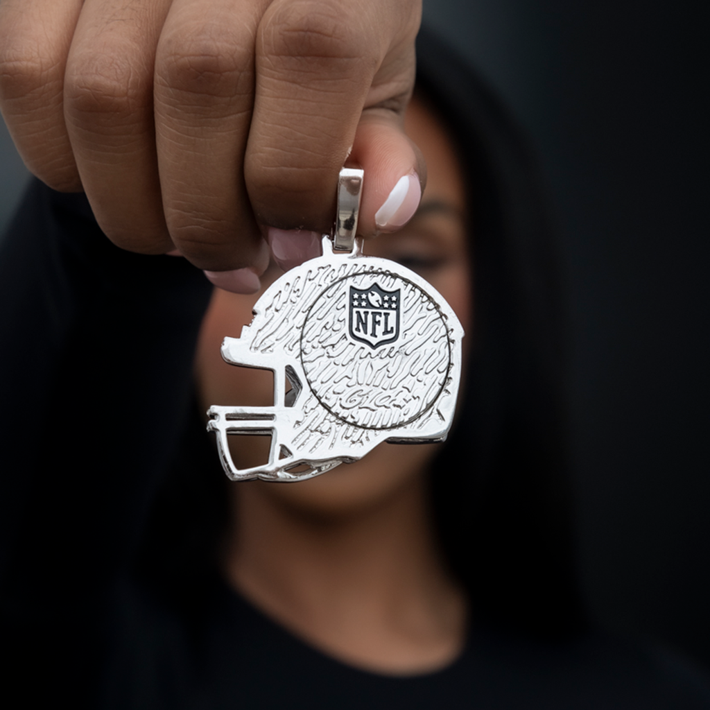 GLD Women Official NFL 2025 Edition Pittsburgh Steelers Helmet Pendant