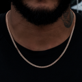 GLD PROMO Micro Cuban Chain in Rose Gold- 3mm