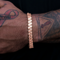 GLD PROMO 4mm Flat Snake Link Bracelet - Rose Gold
