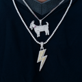 GLD MAS GOAT and Bolt Set in White Gold