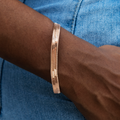 GLD PROMO SETS - WOMEN Herringbone Bracelet in Rose Gold - 6mm