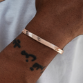 GLD Men Herringbone Bracelet in Rose Gold - 8mm