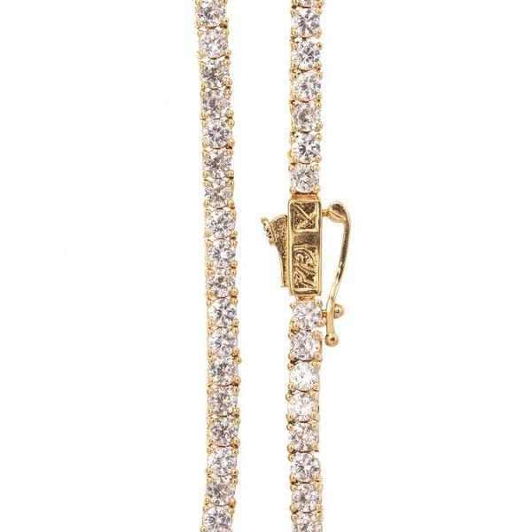 GLD Customs 22" 3mm Tennis Necklace