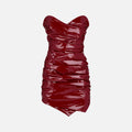 The Attico Hania Mini Dress - Wine Red
