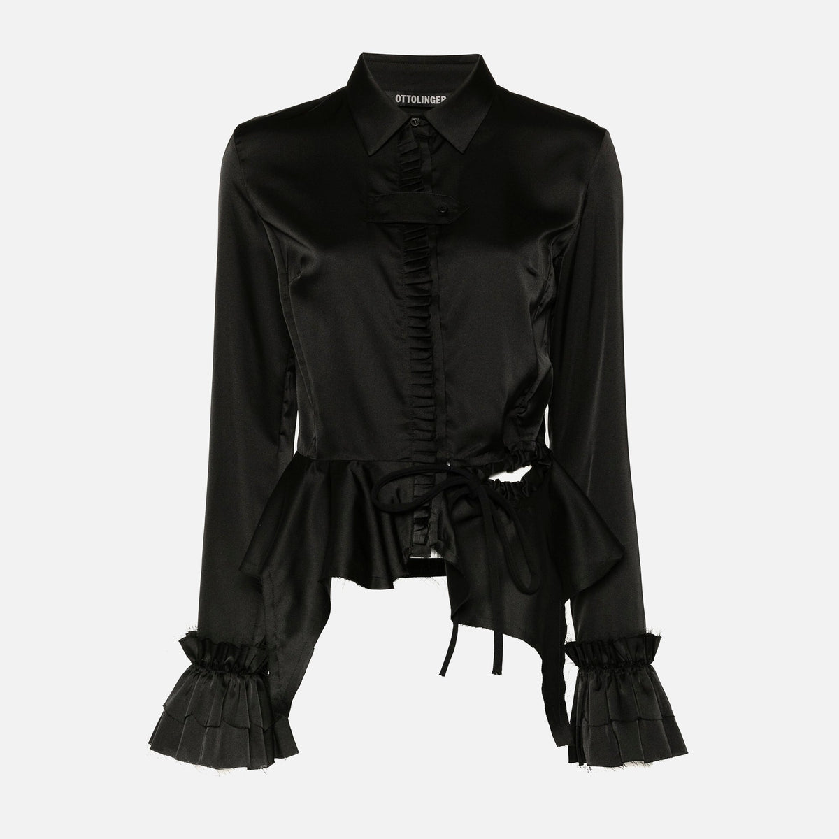 Ottolinger Rouched Blouse - Black