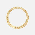 Numbering Hidden Lock Chain Necklace - Gold