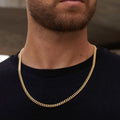 GLD Men GLD Miami Cuban Chain in Yellow Gold - 5mm