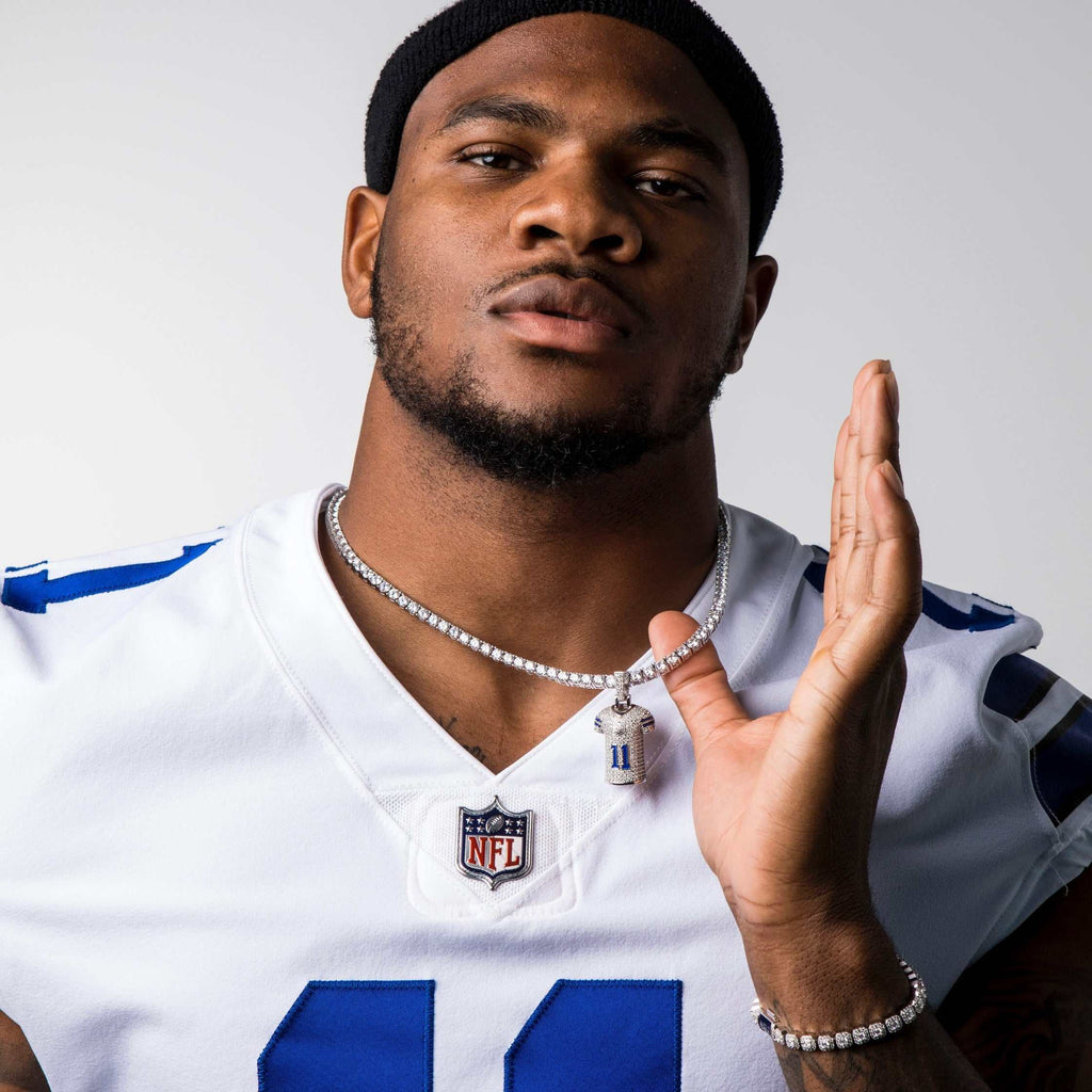 GLD PROMO Dallas Cowboys Micah Parsons Jersey Pendant