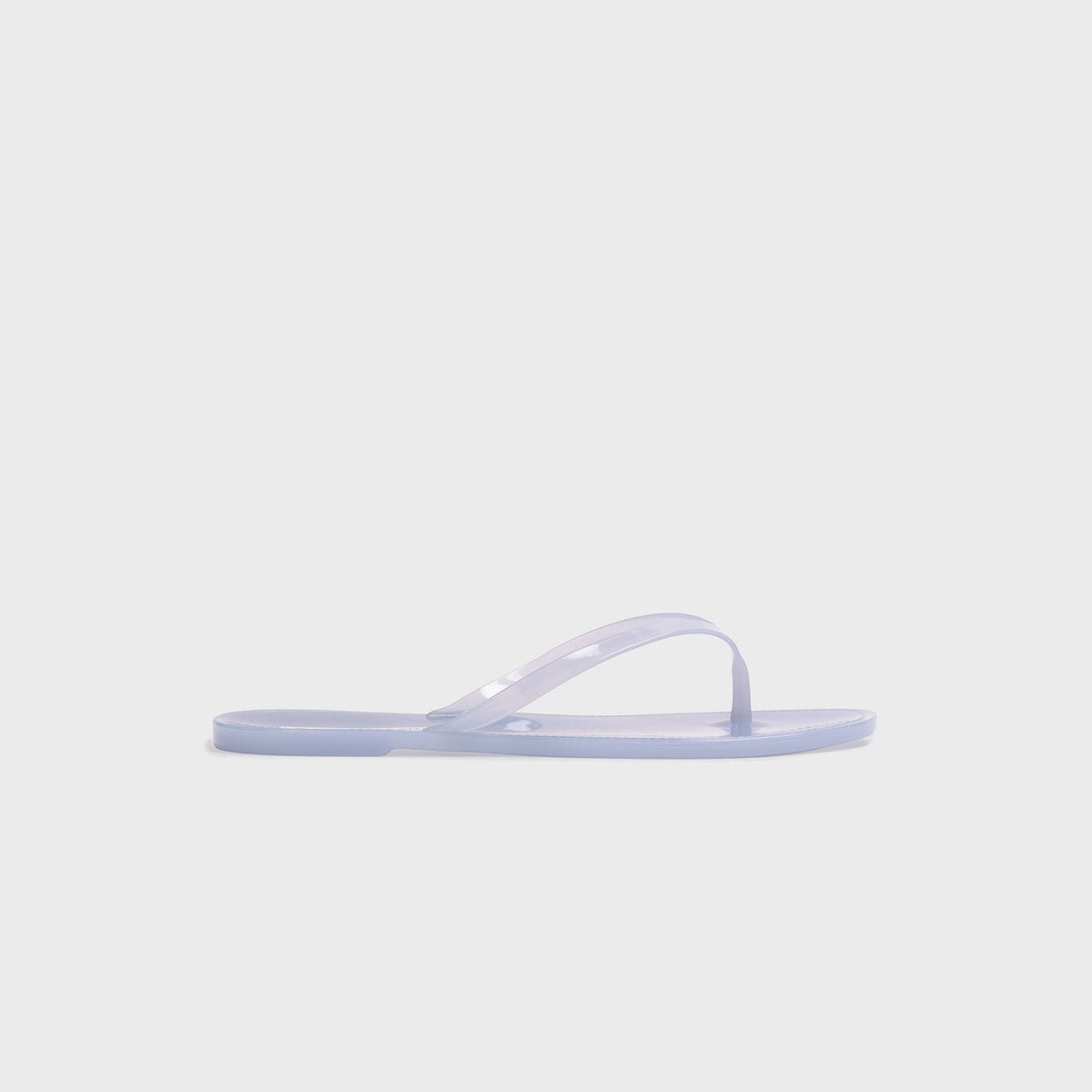 Black Suede Studio Crystal Sandal - Baby Blue