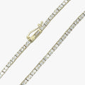 Womens MAS 2mm Diamond Tennis Necklace