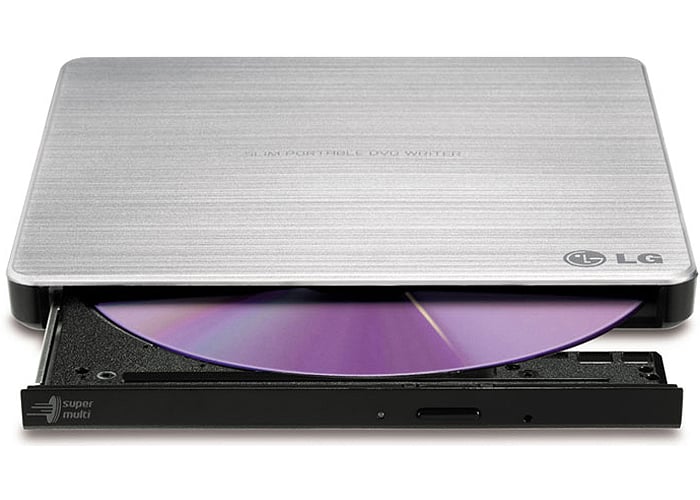 LG Silver 8x External DVD Disc Writer - GP60NS50 - image 3