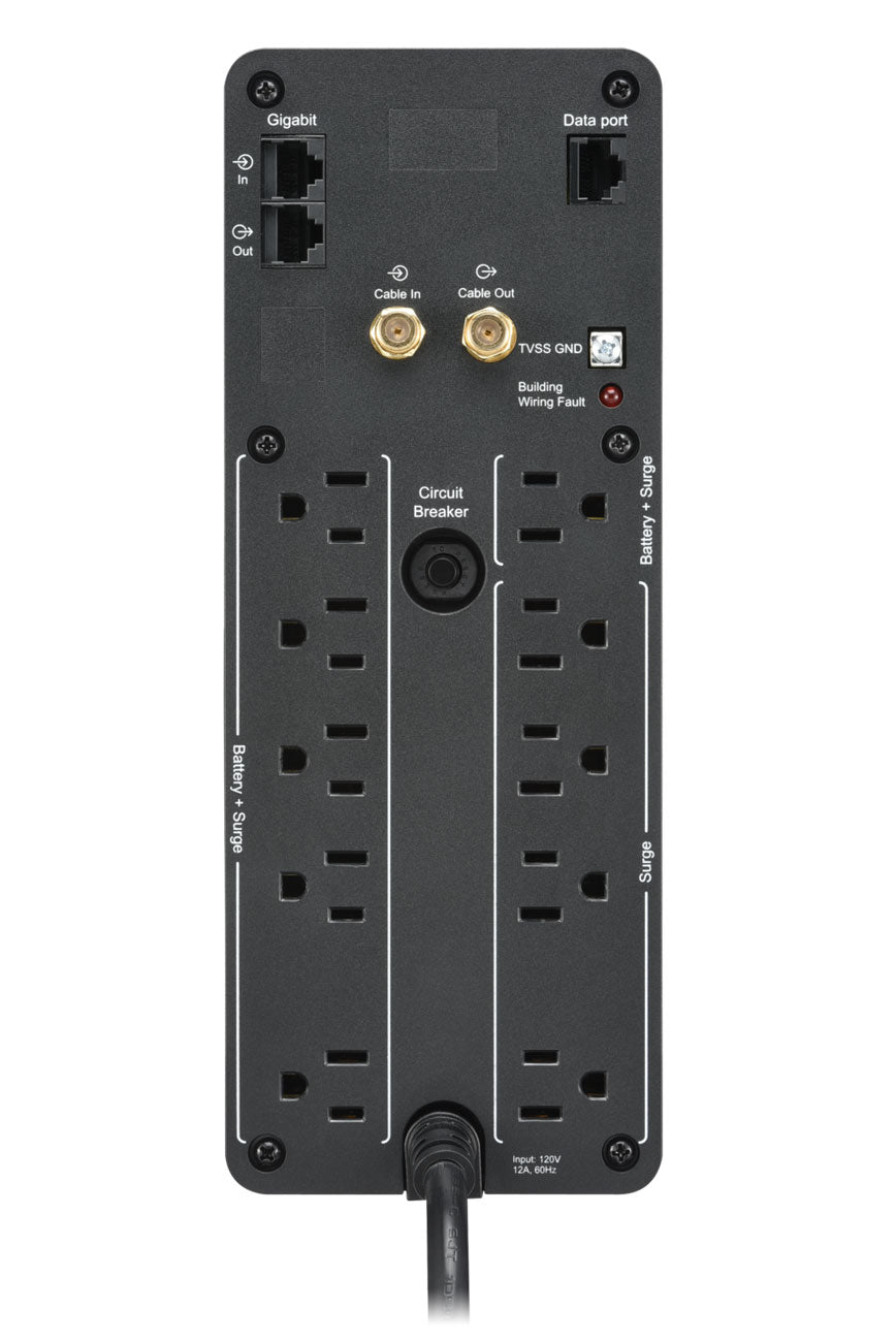 APC Back-UPS Pro BR 1000VA Battery Backup And Surge Protector - BR1000MS - image 2