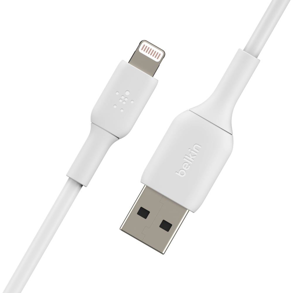 Belkin BOOST CHARGE 6.6 Foot White Lightning To USB-A Cable - CAA001BT2MWH - image 4