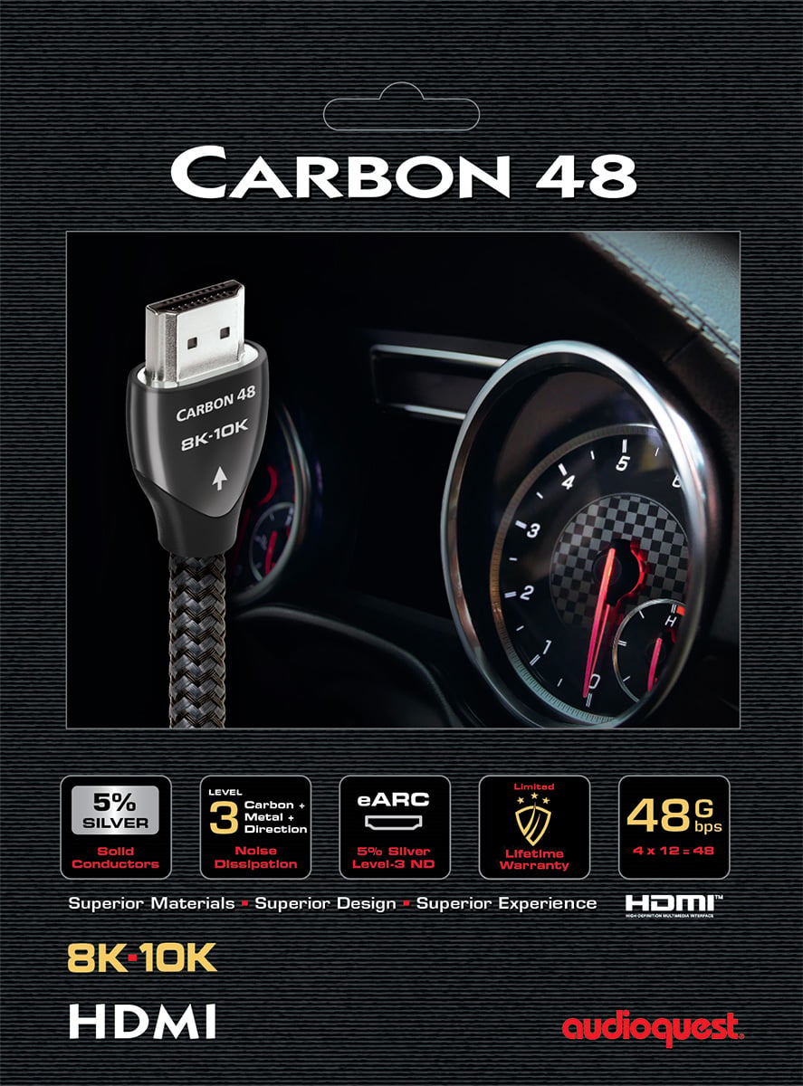 AudioQuest 1.5 Meter (4.92 Feet) Carbon 48 HDMI 2.1 Cable - HDM48CAR150 - image 4