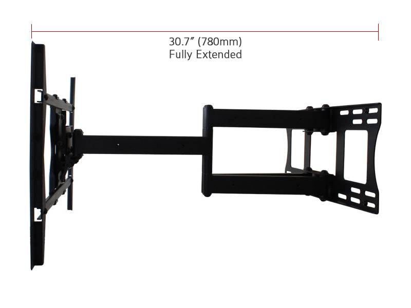 SunBrite Black Dual Arm Articulating TV Wall Mount - SB-WM-ART2-L-BL - image 4