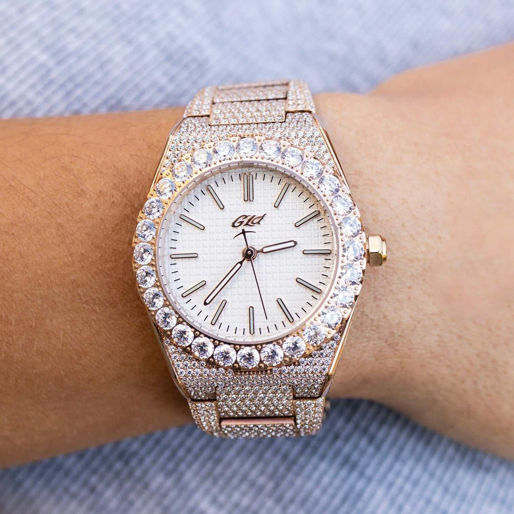 GLD PROMO - WOMEN Iced Alpha Era in Rose Gold