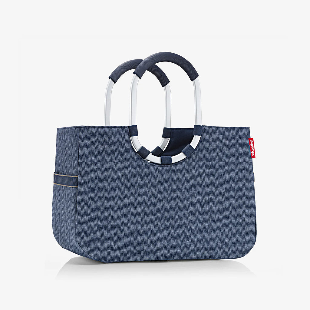 Loopshopper L Herringbone Dark Blue