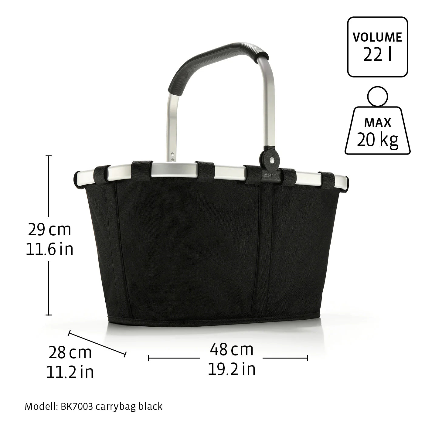 Carrybag Twist Silver