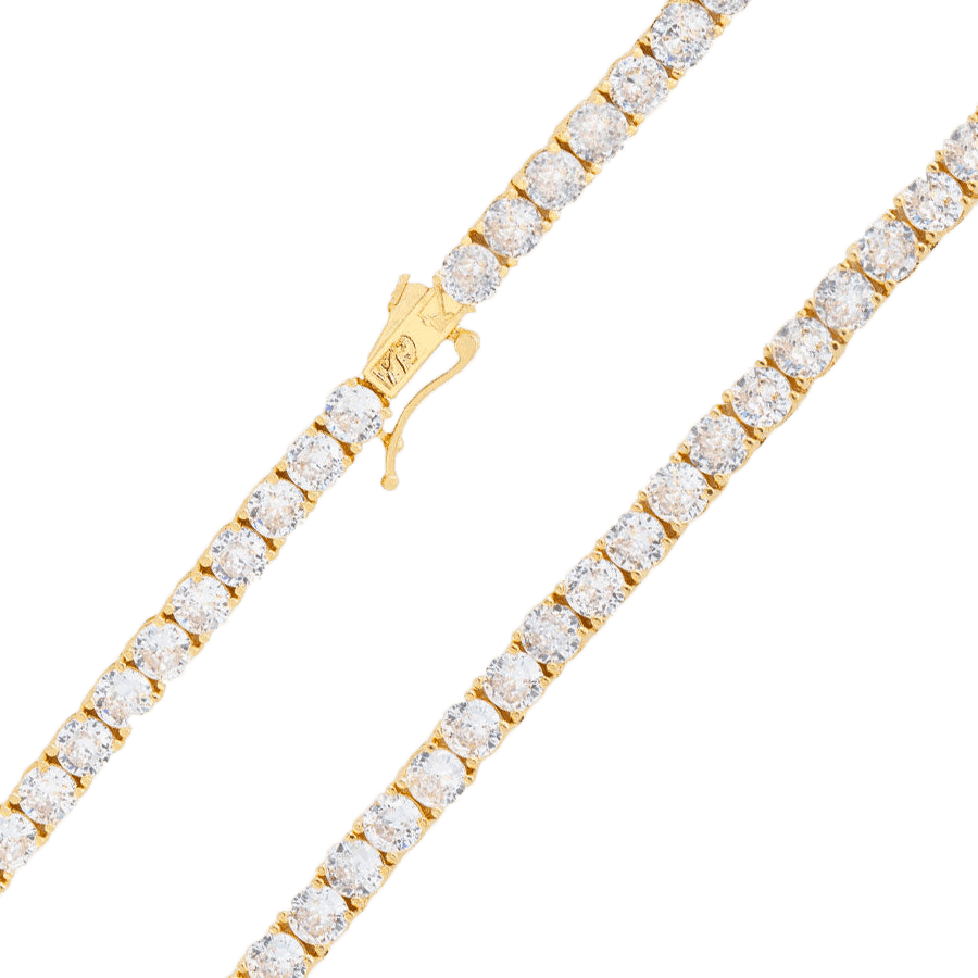 GLD MAS Chains 3mm Tennis Necklace