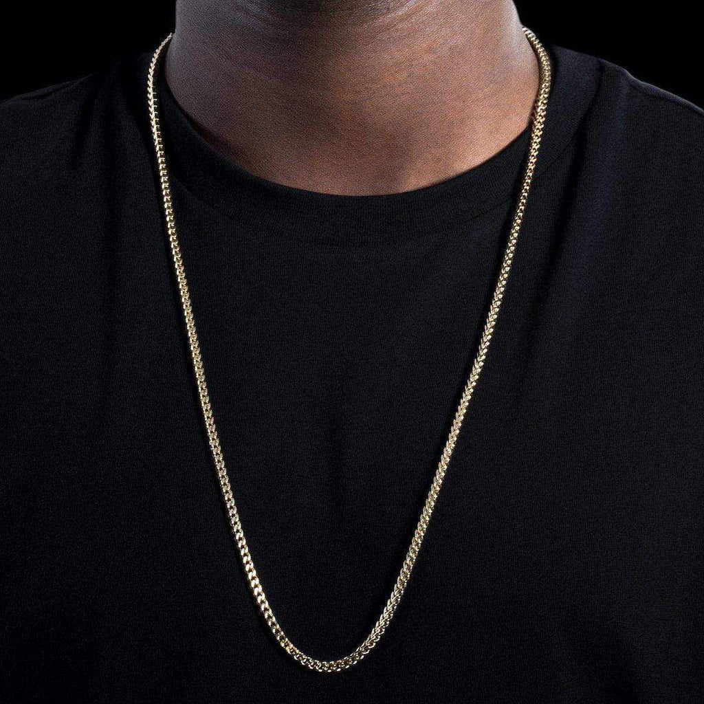 GLD PROMO Franco Chain in Yellow Gold - 4mm
