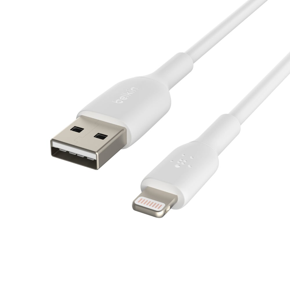 Belkin BOOST CHARGE 6.6 Foot White Lightning To USB-A Cable - CAA001BT2MWH - image 5
