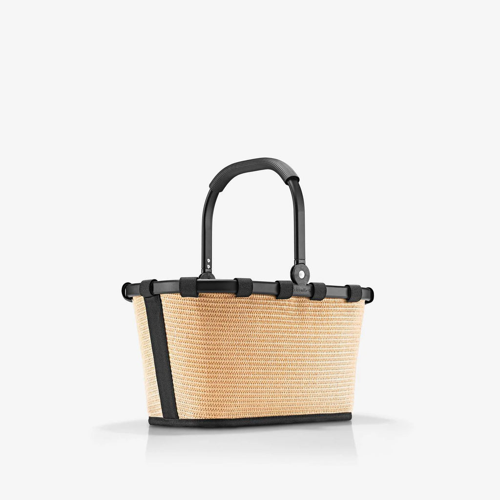 Carrybag Xs Frame Raffia Black
