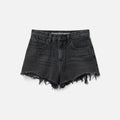 Alexander Wang Denim Bite Short - Grey Aged