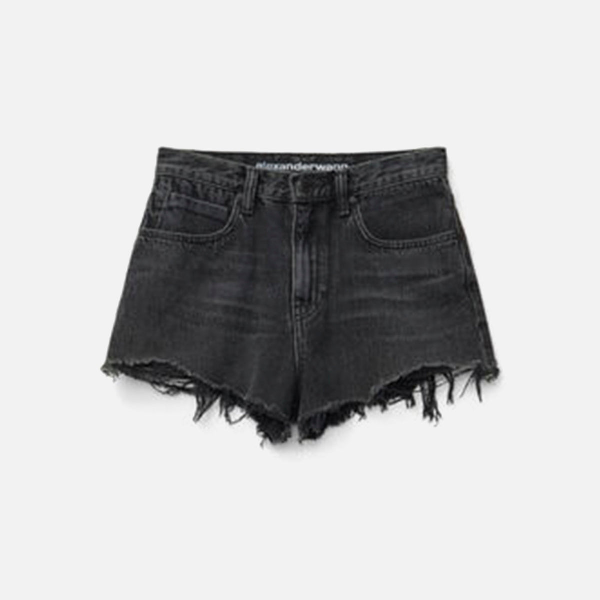 Alexander Wang Denim Bite Short - Grey Aged