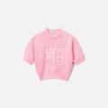 Alexander Wang Debossed Stacked Logo Tee - Pink