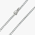Womens MAS 3mm Diamond Tennis Necklace