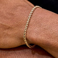 GLD Men Palm Chain Bracelet in Rose Gold - 4mm