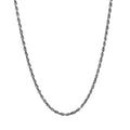 GLD Men Rope Chain in Sterling Silver - 4mm
