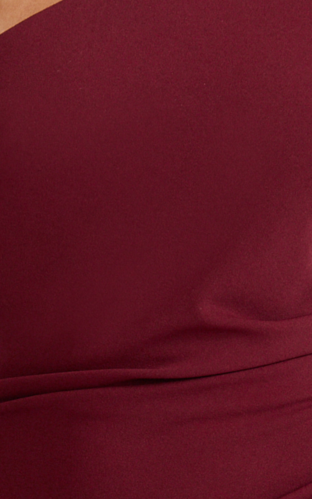 Criselda Maxi Dress - One Shoulder Maxi Dress in Wine