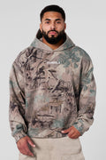 5117 - Tree Camo Collection - Pullover Hoodies - Tree Camo Pullover – plush terry, relaxed fit, kangaroo pocket, comfortable everyday style in Beige Tree Camo.