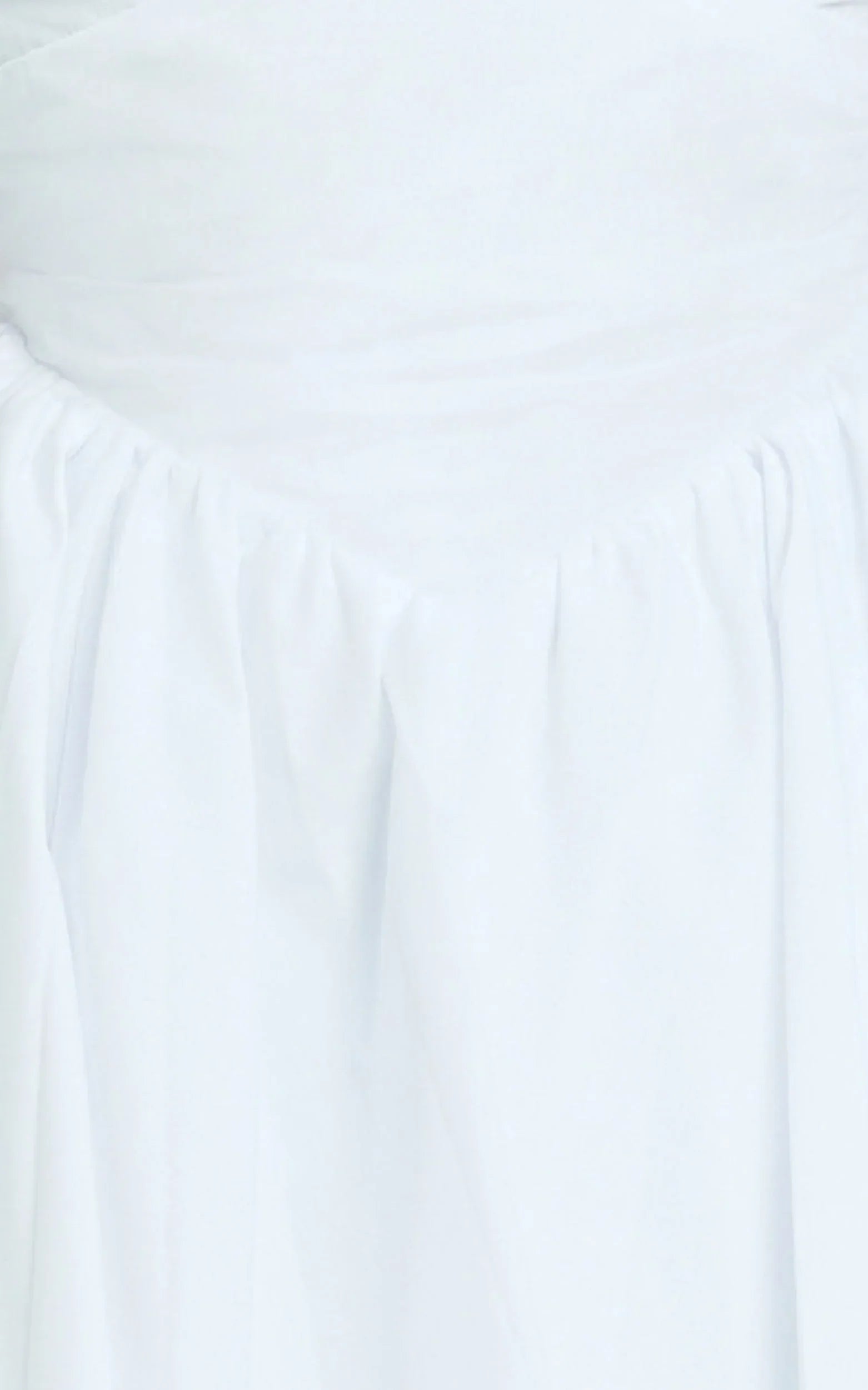 Julie Mini Dress - V Neck Drop V Waist Pleated Dress in White