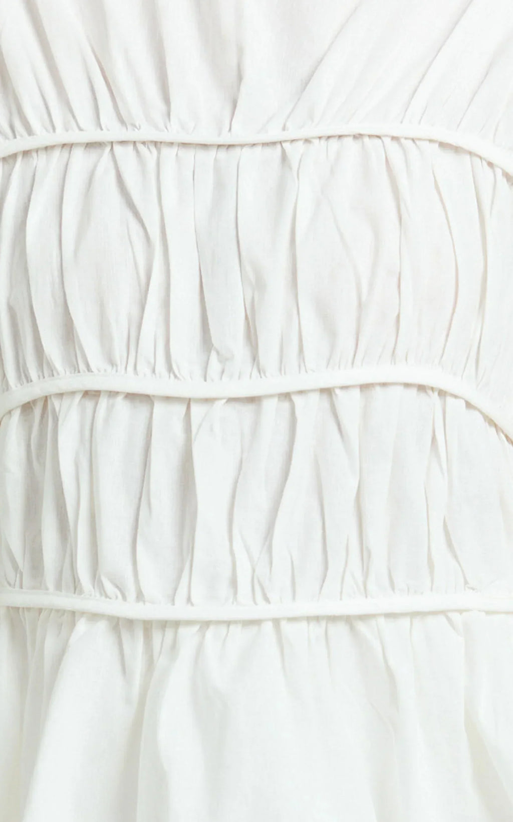 Alina Two Piece Set - Ruched Detail Top and Short Pants Set in White