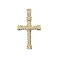 GLD Chains - Women Diamond Rope Cross