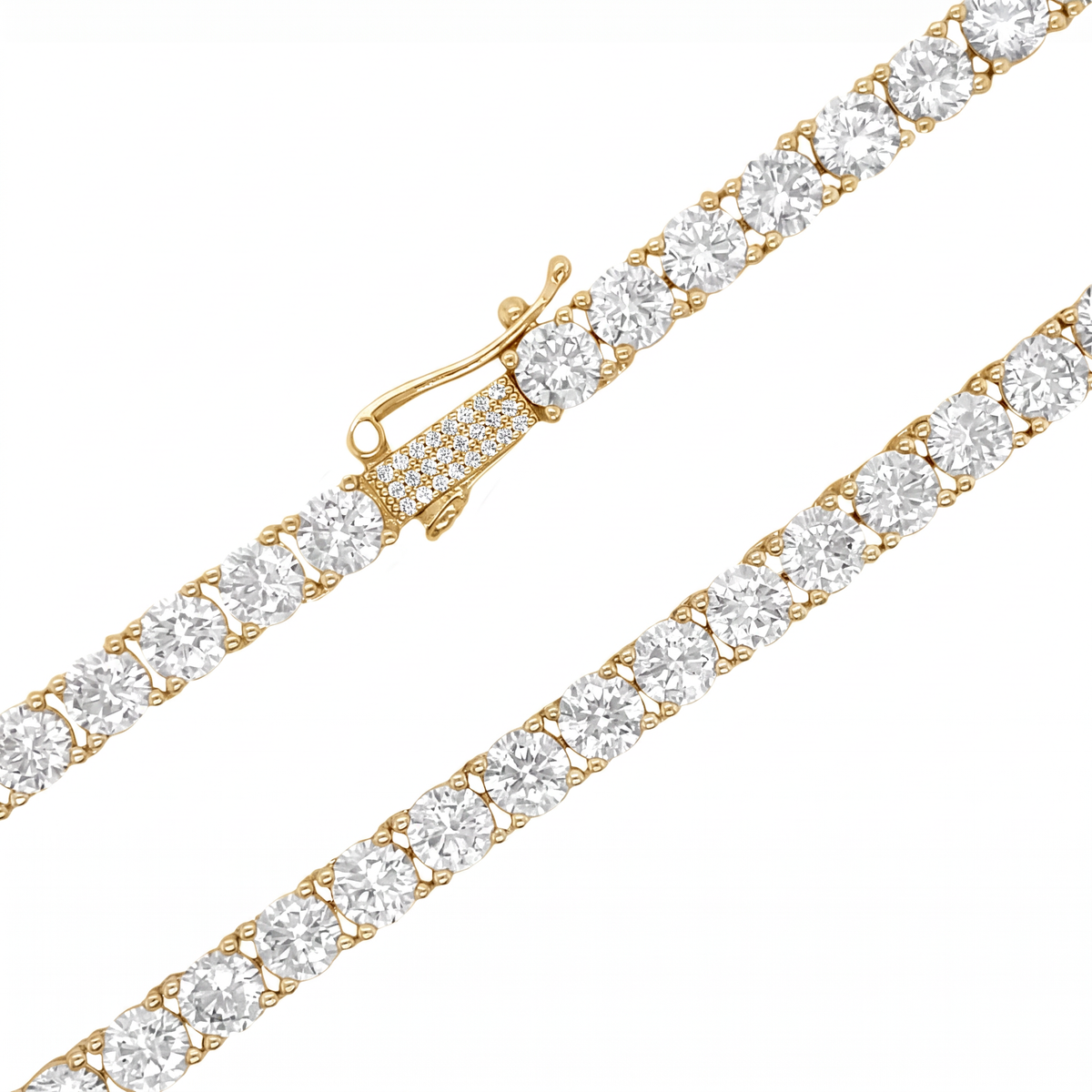 GLD MAS Chains - WOMEN 5mm Diamond Tennis