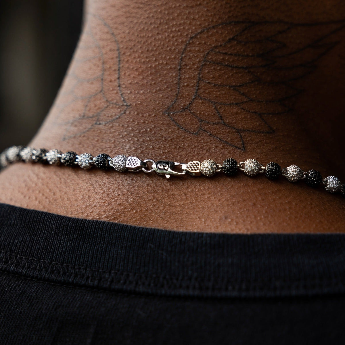 GLD PROMO Two-Tone Iced Ball Chain