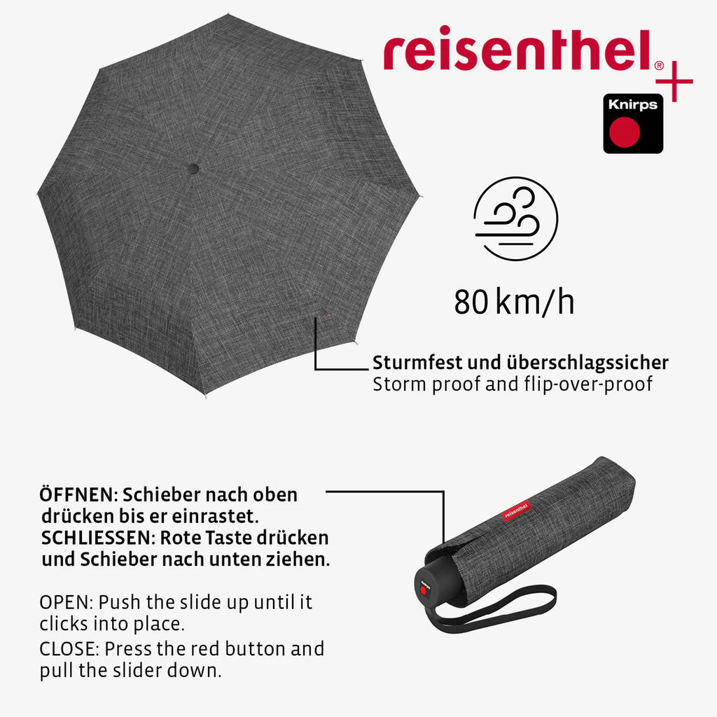 Umbrella Pocket Classic Twist Silver