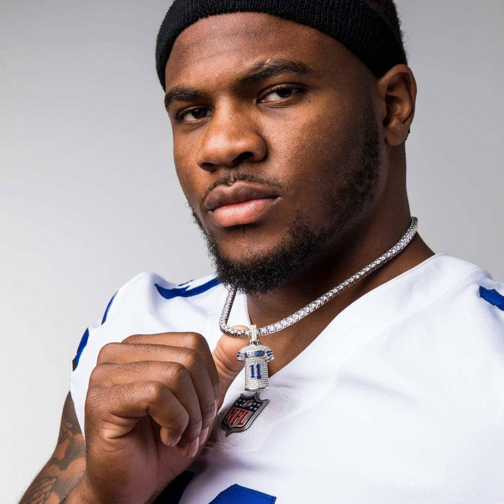 GLD PROMO Dallas Cowboys Micah Parsons Jersey Pendant
