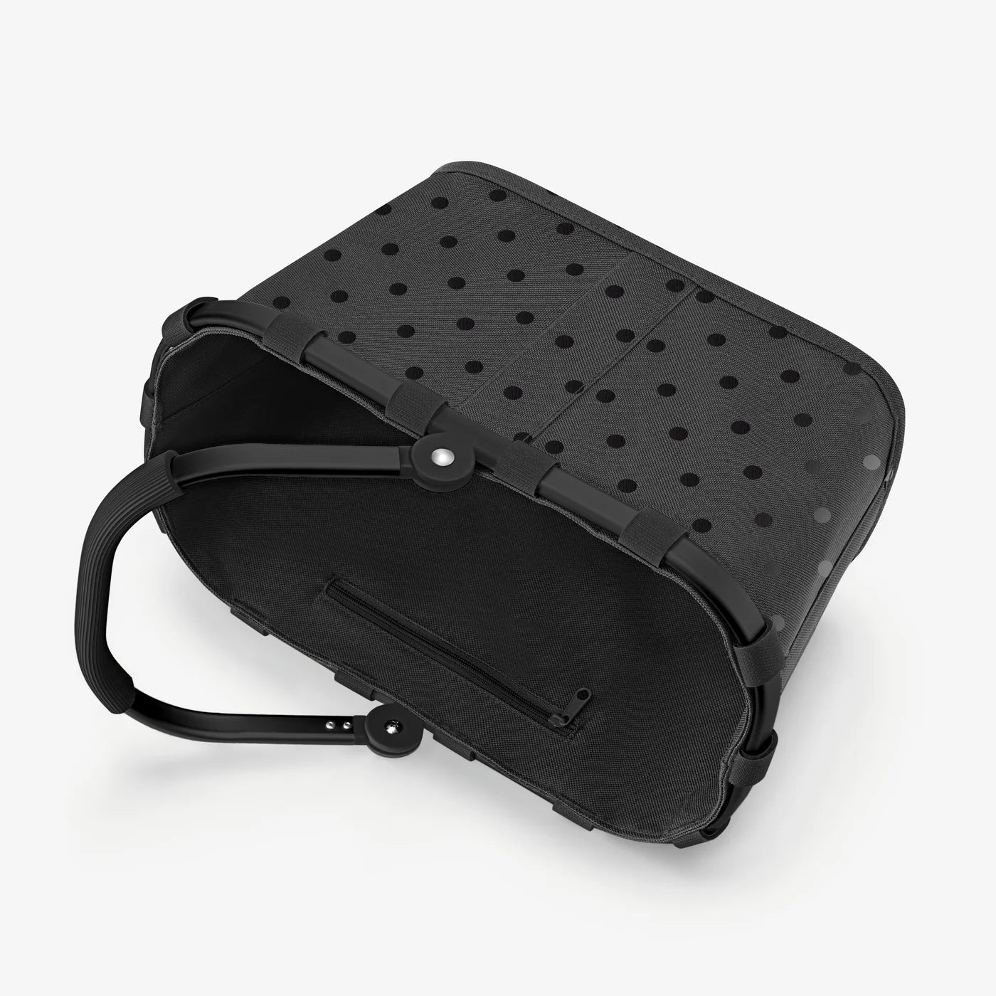 Carrybag Xs Frame Glossy Dots Black