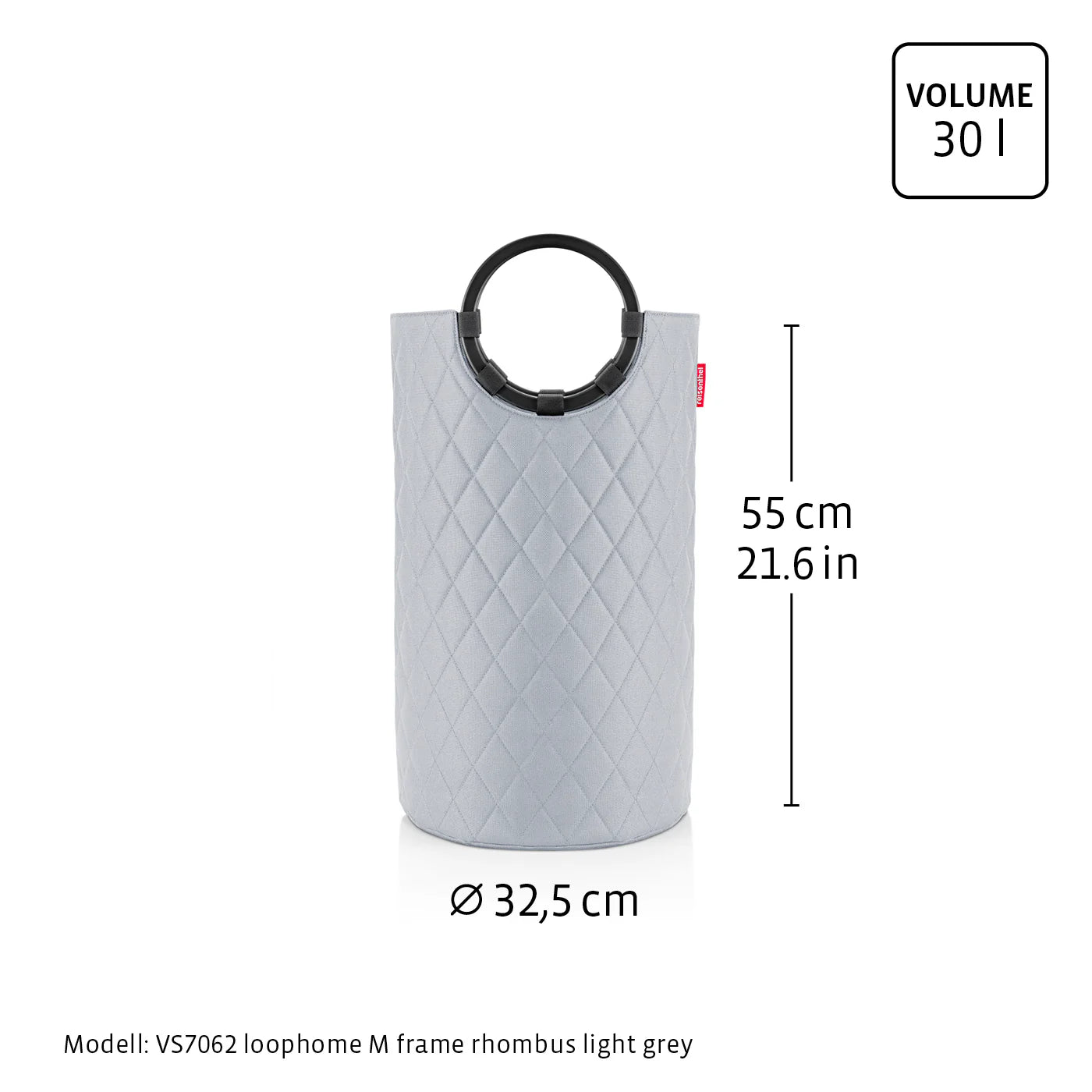 Loophome M Frame Rhombus Black