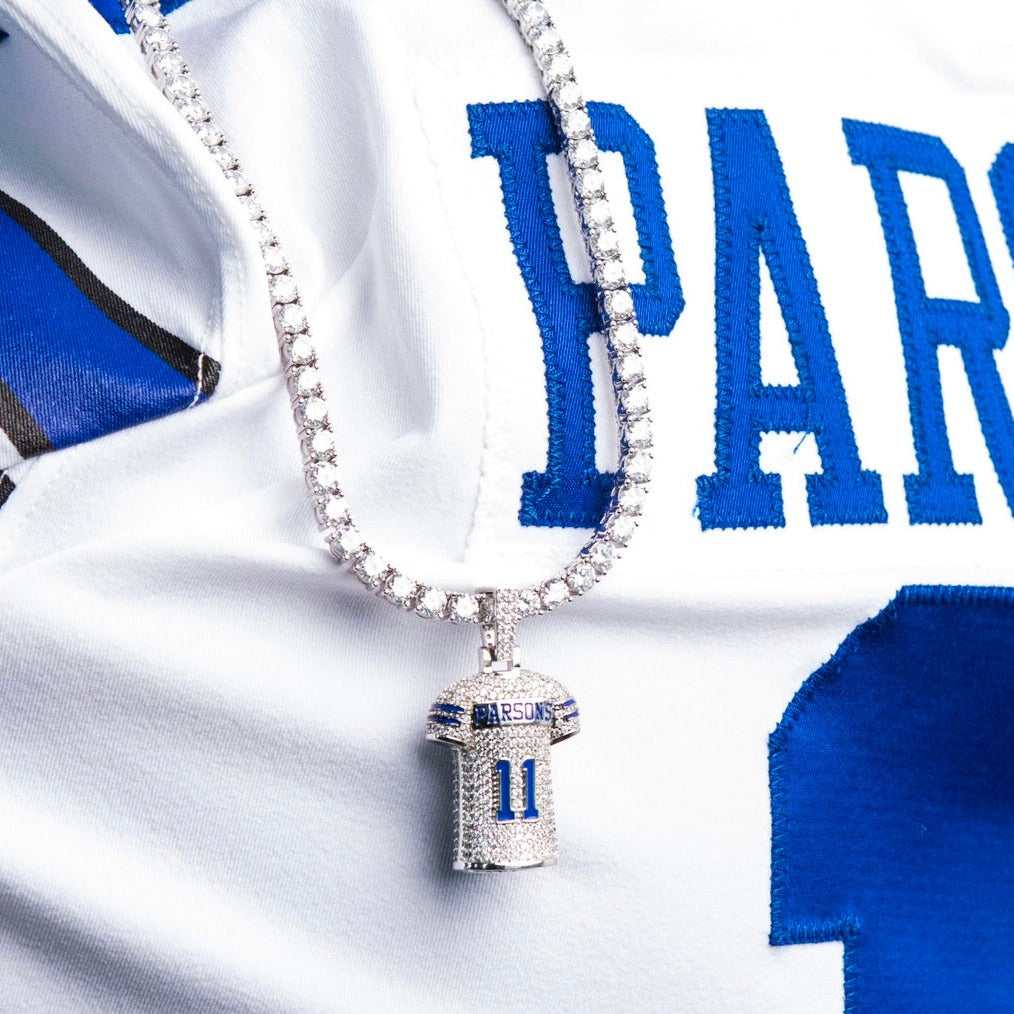 GLD PROMO Dallas Cowboys Micah Parsons Jersey Pendant