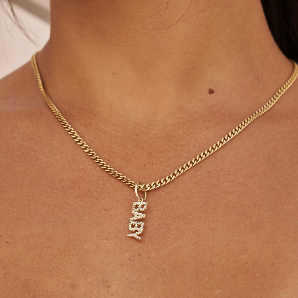 GLD PROMO - WOMEN "Baby" Pendant - Yellow Gold